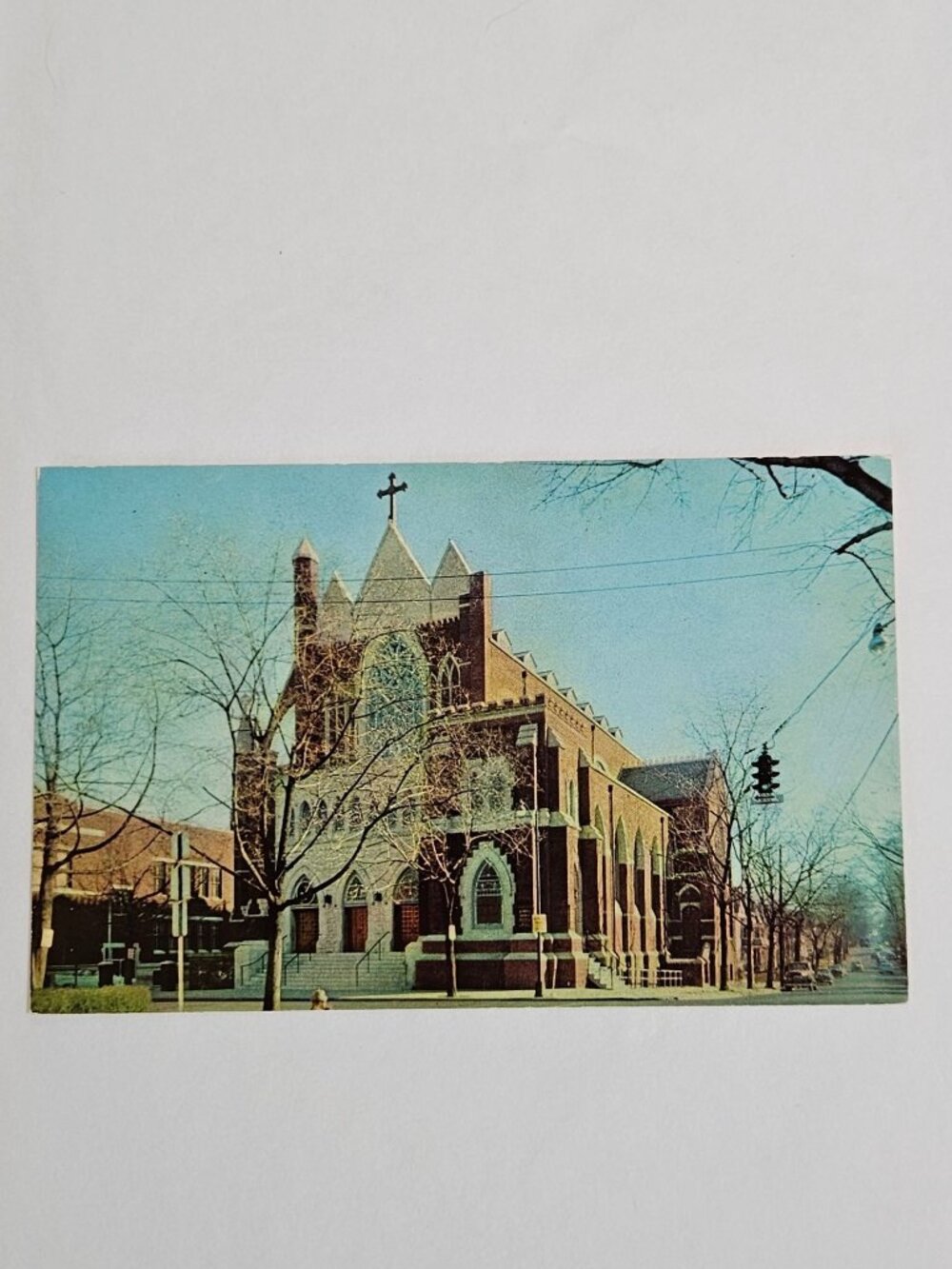 St Mary's Roman Catholic Church PoughKeepsie New York Postcard